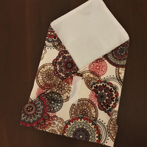 Bordó mandala újraszalvéta - Meska.hu
