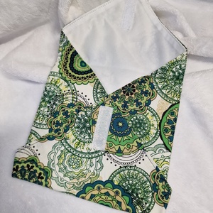 Zöld vagy bordó mandala újraszalvéta - táska & tok - uzsonna- & ebéd tartó - szendvics csomagoló - Meska.hu