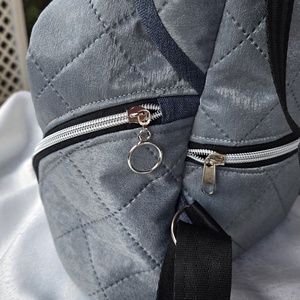 Szürkéskék hátizsák  - táska & tok - hátizsák - hátizsák - Meska.hu