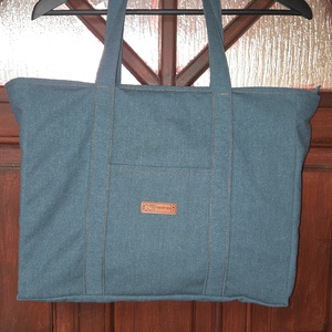 Türkiz válltáska, Táska & Tok, Kézitáska & válltáska, Nagy pakolós táska, Varrás, MESKA