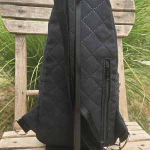 Baglyos keresztpántos táska/sling backpack - táska & tok - kézitáska & válltáska - vállon átvethető táska - Meska.hu