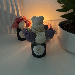 Mini virágbox  - otthon & életmód - gyertya, illat, aroma - illatviasz - Meska.hu