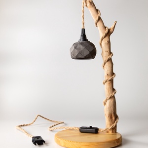 TimberLightConceptions Asztali lámpa - Olajjal kezelt - otthon & életmód - lámpa - asztali lámpa - Meska.hu