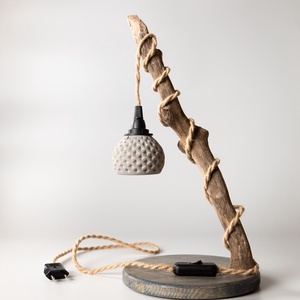 TimberLightConceptions Asztali lámpa - Antracit, Otthon & Életmód, Lámpa, Asztali lámpa, Famegmunkálás, MESKA