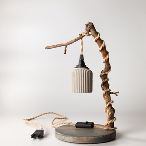 TimberLightConceptions Asztali lámpa - Antracit - otthon & életmód - lámpa - asztali lámpa - Meska.hu