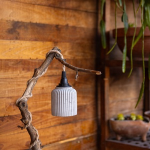 TimberLightConceptions Asztali lámpa - Antracit - otthon & életmód - lámpa - asztali lámpa - Meska.hu