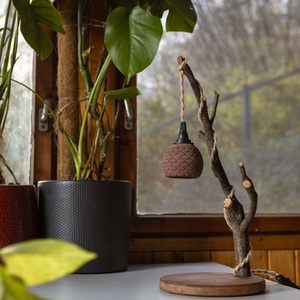 TimberLightConceptions Asztali lámpa - Gesztenye - otthon & életmód - lámpa - asztali lámpa - Meska.hu