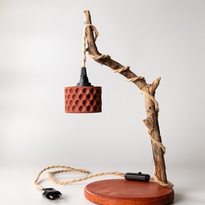 TimberLightConceptions Asztali lámpa - Mahagóni, Otthon & Életmód, Lámpa, Asztali lámpa, Famegmunkálás, MESKA