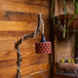 TimberLightConceptions Asztali lámpa - Mahagóni - otthon & életmód - lámpa - asztali lámpa - Meska.hu