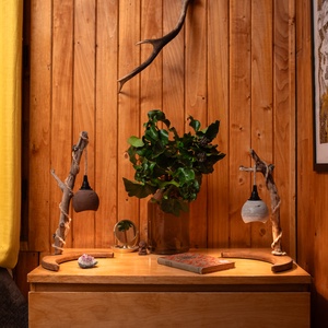 TimberLightConceptions Asztali lámpa - Gesztenye - otthon & életmód - lámpa - asztali lámpa - Meska.hu