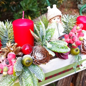 Adventi box kislnyos - karácsony - adventi díszek - adventi asztaldísz - Meska.hu