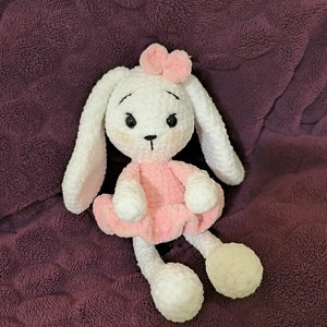 Horgolt Nyuszi - játék & sport - plüssállat & játékfigura - nyuszi - Meska.hu