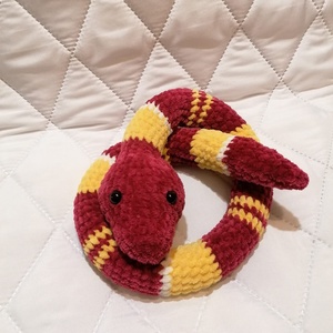 Horgolt kígyó - játék & sport - plüssállat & játékfigura - más figura - Meska.hu