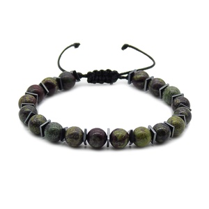 Egyedi férfi sárkányvérkő karkötő - állítható férfi karkötő - Meska.hu