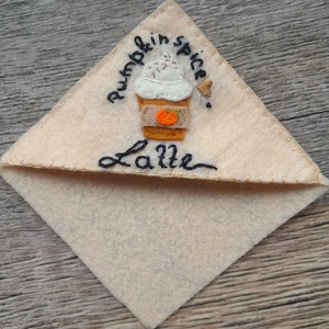 Filc könyvjelző - könyv & zene - könyvjelző - Meska.hu