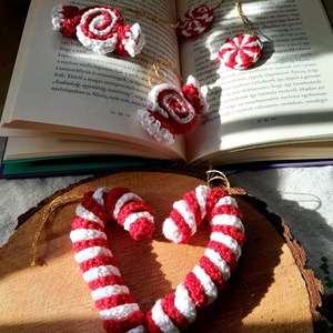 Horgolt karácsonyfa dísz - Meska.hu