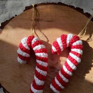 Horgolt karácsonyfa dísz - karácsony - karácsonyi lakásdekoráció - karácsonyfadíszek - Meska.hu