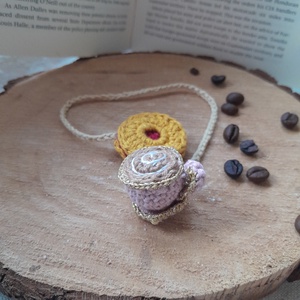 Horgolt könyvjelző - könyv & zene - könyvjelző - Meska.hu