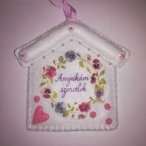 Anyák napi dekoráció - otthon & életmód - dekoráció - fali és függő dekoráció - falra akasztható dekor - Meska.hu