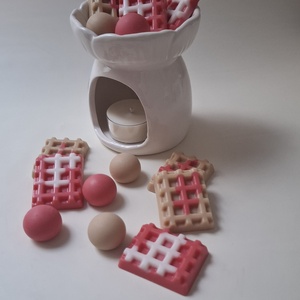 Málnás Panna Cotta Illatviasz  - Meska.hu