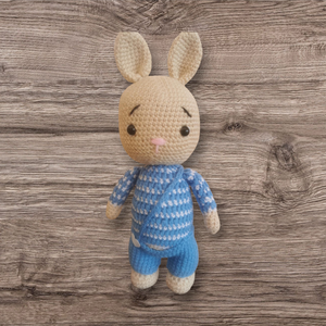 Pocakos nyuszi, Játék & Sport, Plüssállat & Játékfigura, Nyuszi, Horgolás, MESKA