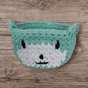 Állatos horgolt tároló - baba - mama - babaszobabútor - játéktároló - Meska.hu