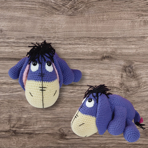 Füles csacsi, Játék & Sport, Plüssállat & Játékfigura, Plüss mesefigurák, Horgolás, MESKA