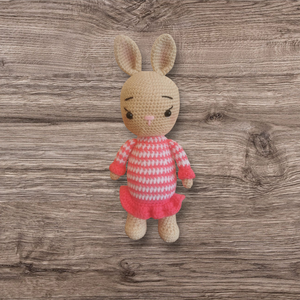 Nyuszilány, Játék & Sport, Plüssállat & Játékfigura, Nyuszi, Horgolás, MESKA