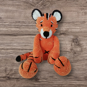 Plüss tigris, Játék & Sport, Plüssállat & Játékfigura, Más figura, Horgolás, MESKA