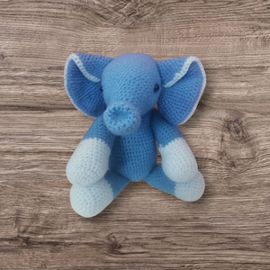 Kis kék elefánt, Játék & Sport, Plüssállat & Játékfigura, Elefánt, Horgolás, MESKA