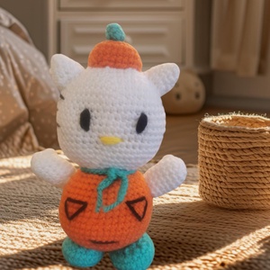 Helló Kitty cica, Játék & Sport, Plüssállat & Játékfigura, Cica, Horgolás, MESKA