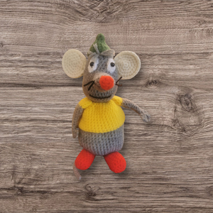 Horgolt egér, Játék & Sport, Plüssállat & Játékfigura, Egér, Horgolás, MESKA