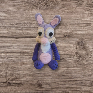 Horgolt Milka nyuszi, Játék & Sport, Plüssállat & Játékfigura, Nyuszi, Horgolás, MESKA