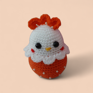 Csibék tojásban - ünnepi díszek, dekorációk - húsvéti díszek és dekorációk - húsvéti tojás, hímestojás - Meska.hu