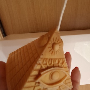 Piramisgyertya - karácsony - adventi díszek - adventi gyertyadíszek és koszorúdíszek - Meska.hu