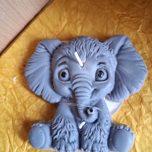 Elefánt szójaviasz gyertya - Meska.hu