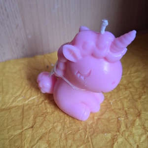 Unikornis gyertya - otthon & életmód - gyertya, illat, aroma - párologtató - Meska.hu