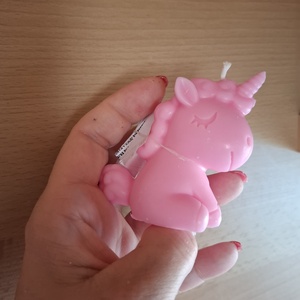 Unikornis gyertya - otthon & életmód - gyertya, illat, aroma - párologtató - Meska.hu