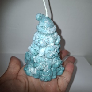 Kutya fenyőfa gyertya - karácsony - adventi díszek - adventi gyertyadíszek és koszorúdíszek - Meska.hu