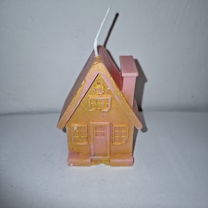 Házikó gyertya - esküvő - emlék & ajándék - köszönőajándék - Meska.hu