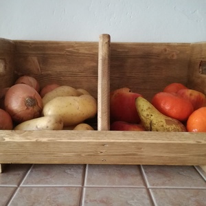 Gyümölcs és zöldség tároló, Otthon & Életmód, Konyhafelszerelés, tálalás, Konyhai tárolás, Tea & Kávé tárolás, Famegmunkálás, MESKA