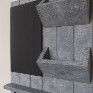 Kulcstartó - beton looks - otthon & életmód - dekoráció - fali és függő dekoráció - fali kulcstartó - Meska.hu