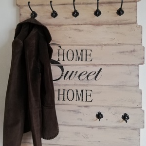 Fogas  - Home sweet home, Otthon & Életmód, Bútor, Fogas, Famegmunkálás, Festett tárgyak, MESKA