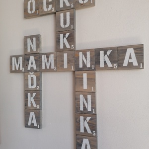Scrabble dekoráció IV - Meska.hu
