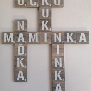 Scrabble dekoráció IV - otthon & életmód - dekoráció - fali és függő dekoráció - felirat - Meska.hu