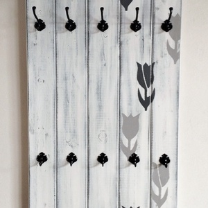 Fogas -  tulipánok - otthon & életmód - bútor - fogas - Meska.hu