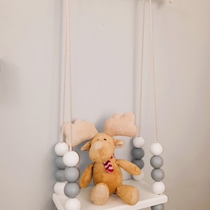 Dekoratív polc gyerekszobába., Otthon & Életmód, Bútor, Polc, Famegmunkálás, Festett tárgyak, MESKA