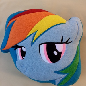 Rainbow Dash póni párna - otthon & életmód - lakástextil - párna & párnahuzat - Meska.hu