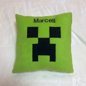 Minecraft párna névvel - otthon & életmód - lakástextil - párna & párnahuzat - Meska.hu
