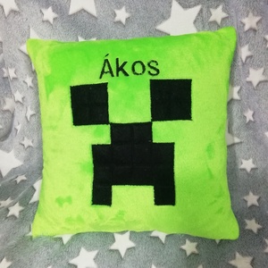 Minecraft párna névvel, Otthon & Életmód, Lakástextil, Párna & Párnahuzat, Varrás, MESKA